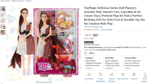Image of ToyMagic Doll Playset