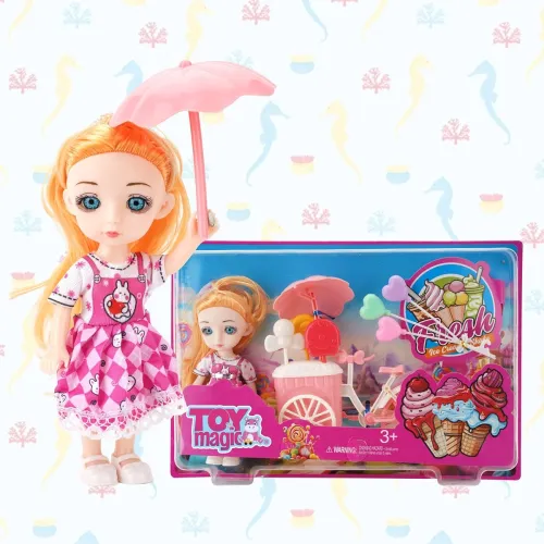 Image of ToyMagic Dollhouse Set – Assorted Theme, Dolls & Accessories