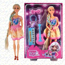 ToyMagic Fairy Doll Assortment | Magical Pop Star Doll Or Fairies Flower | Includes Stylish Accessories | Movable Limbs 