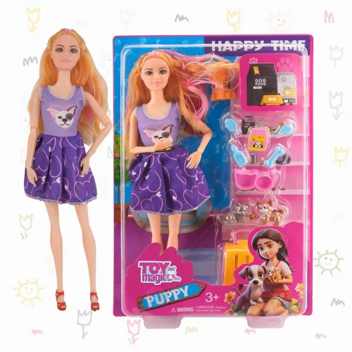 Image of ToyMagic Happy Time Doll Playset
