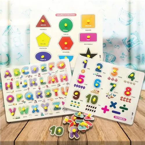 Image of ToyMagic My Learning Activity Board (Set of 3)