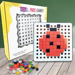 ToyMagic Pixel Cubes Puzzle Toy for Children Early Education|Math & Brain Games for Kids|Pixel Game Educational Board Ga
