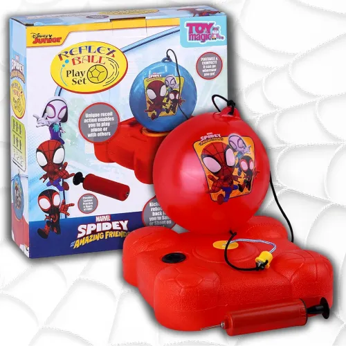 Image of ToyMagic Spiderman Reflex Soccer Football Training Kit Game