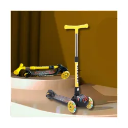 ToyMagic Swift & Stride Scooter 3 Wheeler with LED Wheels