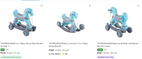 Image of Toyprofessor Kids Scooters Starting @ ₹574
