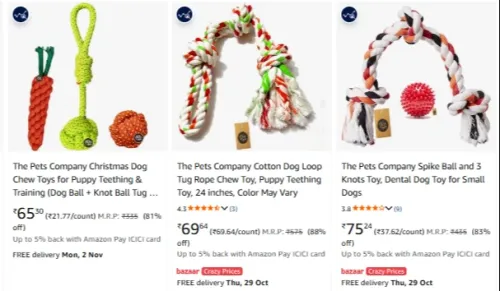 Image of Toys at minimum 88% Discount