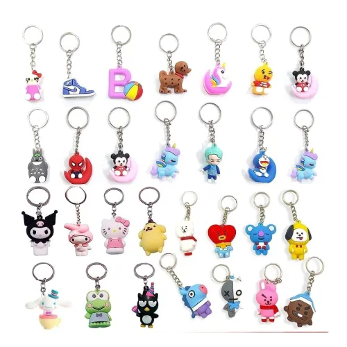 Image of TOYSFAST 12 PCS Cartoon Keychains 