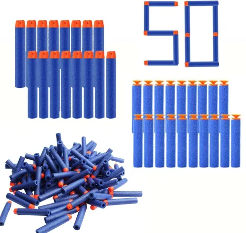 Image of Toyshack Dart for guns Darts & Plastic Bullets (Blue)