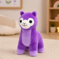 Toyshine 18cm Rainbow Alpaca Soft Toy for Kids | Cute Plush Llama Stuffed Animal | Ultra Soft & Colorful Cuddly Toy for 