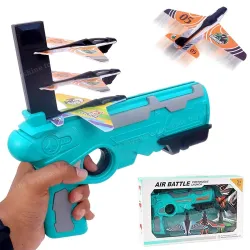 Toyshine Airplane Launcher Toy with 4 Foam Gliders