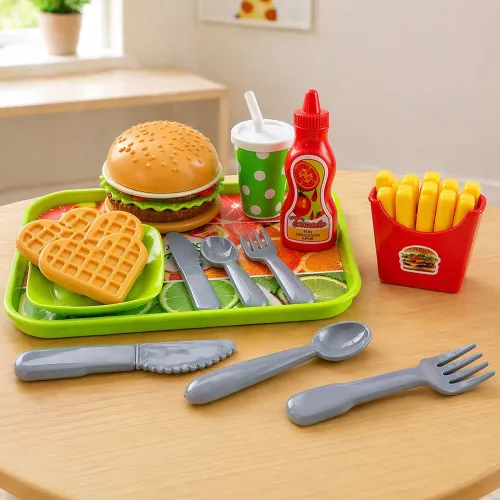 Image of Toyshine Fast Food Kitchen Play Set