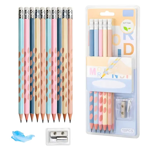 Image of Toyshine HB Pencil Set with Erasers