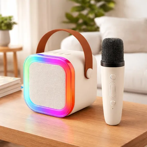 Image of Toyshine Wireless Karaoke Microphone with Bluetooth Speaker