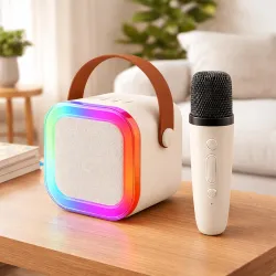 Toyshine Wireless Karaoke Microphone with Bluetooth Speaker