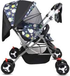 TOYSHOPPEE Baby Pram /Stroller (Blue)