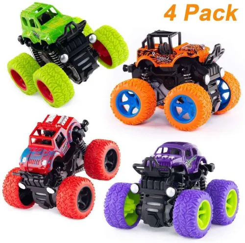 Image of TOYSHUB 4WD Mini Monster Trucks (pack of 4)