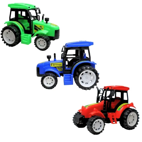 Image of TOYTALES Farmer Core Small Farm Tractor Toy for Kids, Durable & Vibrant, Agriculture Farm Toys for Kid Girl & Boy, Frict