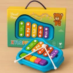 TOYTONIC 2-in-1 Piano Xylophone for Kids