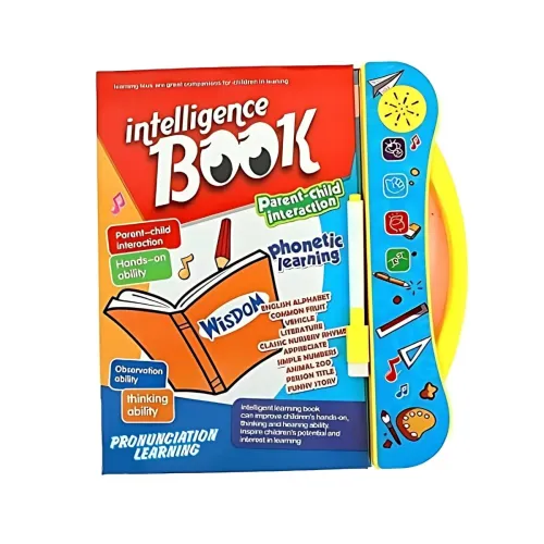 Image of TOYTONIC Educational Talking Sound Book for Kids – Learn Alphabets, Numbers, Shapes & Phonics