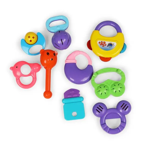 Image of Toyzone Baby Rattles | Colorful Rattles for Little Babies