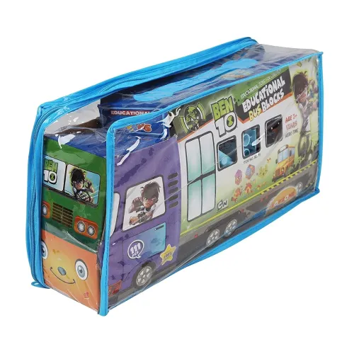 Image of Toyzone Ben 10 Educational Bus Blocks