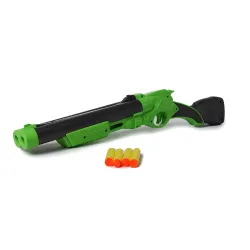 Toyzone Ben10 Double Barrel Foam Blaster Gun with 5 Shells Pump Action