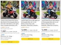 Toyzone Bike at Minimum 70% Discount
