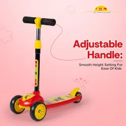Toyzone Black Bull Kids Kick Scooter