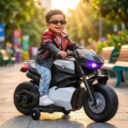 Toyzone Charlie Mini EV Bike Assembled| 6V Rechargeable Bike with 4.5Ah Battery