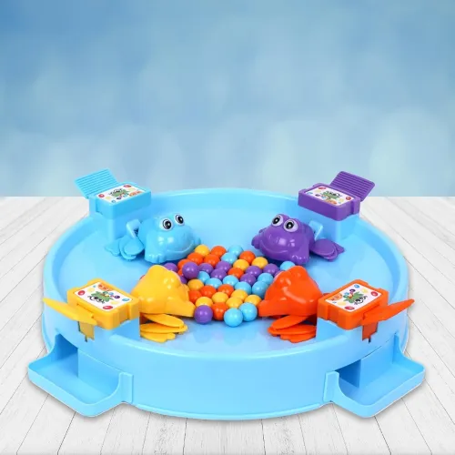 Image of Toyzone Frog Eat Beans Game-4 Players 