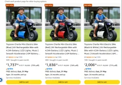 Toyzone Kids Electric Bikes & Cars Starting @ ₹1737