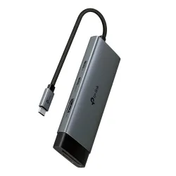 TP-Link UH7020C 7-in-1 USB Type-C Hub|Multiport USB-C Adapter Dongle Docking Station|4K@60HZ HDMI|USB C 3.0 Port|2 USB A