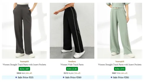 Image of Track Pants at up to 81% Discount