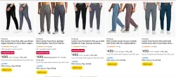 Track pants for men at 75% discount