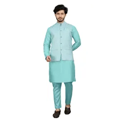 Traditional Mens Kurta Koti Set (3 PCS SET)