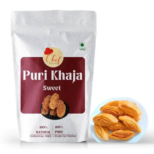 Image of Traditional Pheni Khaja (Feni) – Crispy Flaky Sweet | Jagannath Temple Maha Prasad Khaja | Puri Khaja - 250 Grams