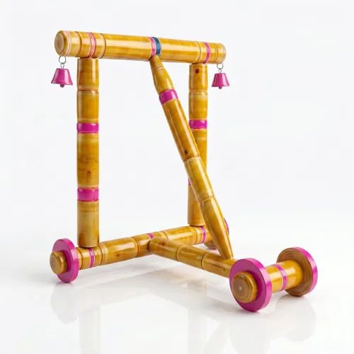 Image of Traditional Wooden Baby Walker for 9-18 Months 