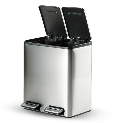 Image of TRAMONTINA 2-in-1 Dual Compartment Dustbin 16L (8L+8L)