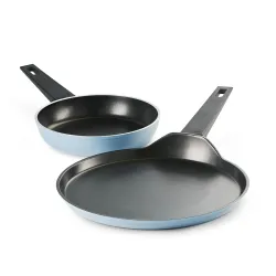 TRAMONTINA Aura Cookware Set of 2- Frypan 20cm, Dosa tawa 28cm