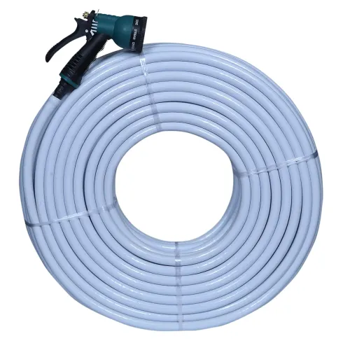 Image of Tramp Badger 0.5 Inch (12.5mm) Garden Hose Pipe 5meters with 8 Mode Spray Gun Garden