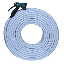 Tramp Badger 0.5 Inch (12.5mm) Garden Hose Pipe 5meters with 8 Mode Spray Gun Garden