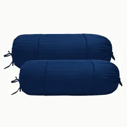Trance Home Linen 100% Cotton 16x32 inch 200TC Pipe-in Bolster Cover