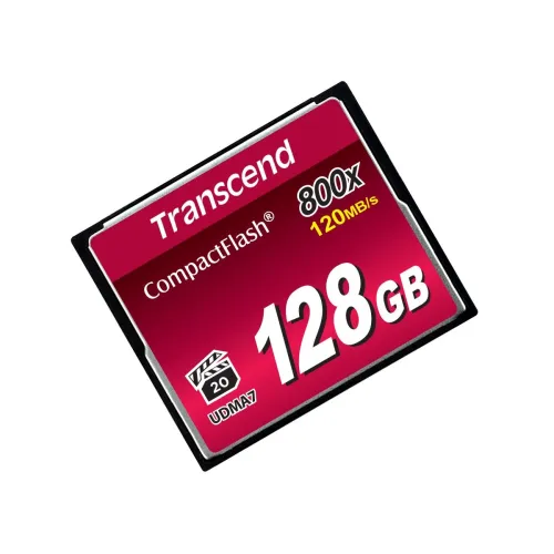 Image of Transcend 128GB 800X Compact Flash Card (TS128GCF800)