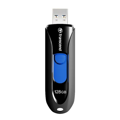 Image of Transcend 128GB JetFlash 790 Super Speed USB 3.0 Pen Drive, Black