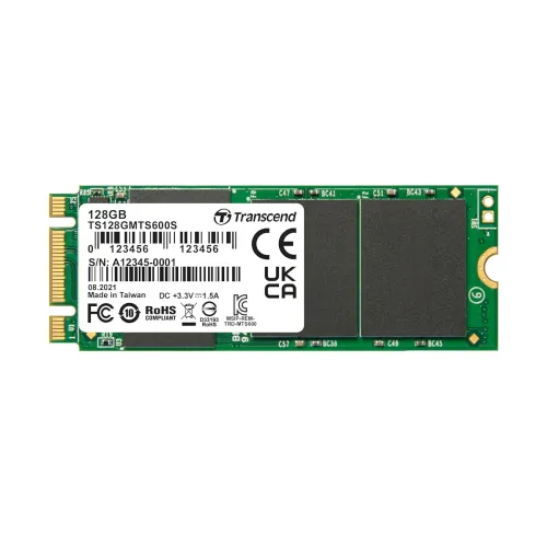 Image of Transcend 128GB M.2 SATA SSD Drive