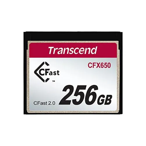 Image of Transcend 256GB CFast 2.0 Memory Card CFX650