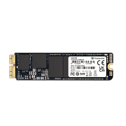 Image of Transcend 240GB JetDrive 820 PCIe Gen3 x 2 Solid State Drive (TS240GJDM820)