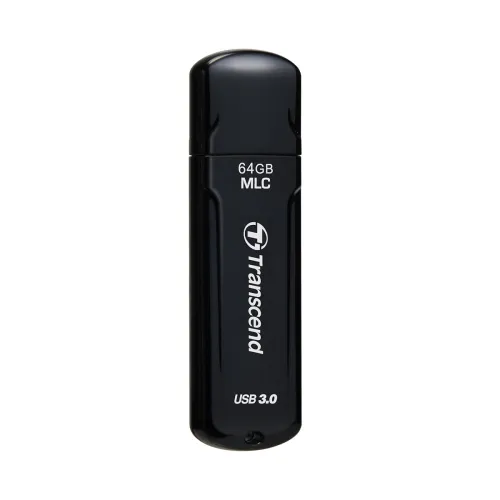 Image of Transcend JetFlash 750 64GB USB 3.0 Pen Drive, Black