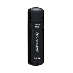 Transcend JetFlash 750 64GB USB 3.0 Pen Drive, Black