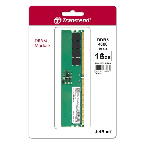 Image of Transcend RAM 16GB DDR5 4800MHz CL40 